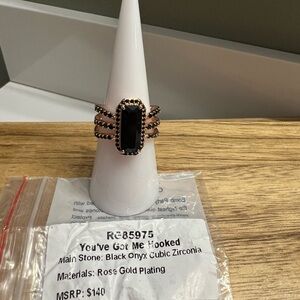 Bomb Party OG Ring! You've Got Me Hooked Black Onyx!